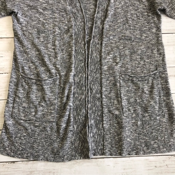 MADEWELL Women’s Heathered Grey Cardigan Knit Sweater Sz XXS - Picture 8 of 13